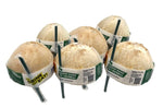 Young Coconut  Water with Straw - Ready to Drink and Eat - Six Pack (shipping)